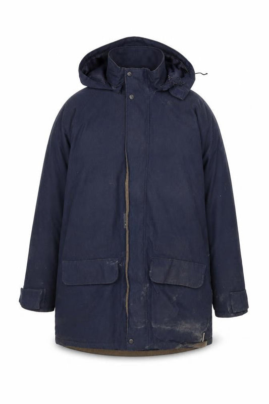 Regatta Men's Blue Hooded Parka Jacket Size L