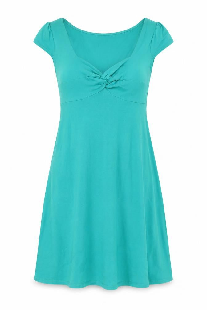 Dorothy Perkins Women's Green Short Sleeve Dress
