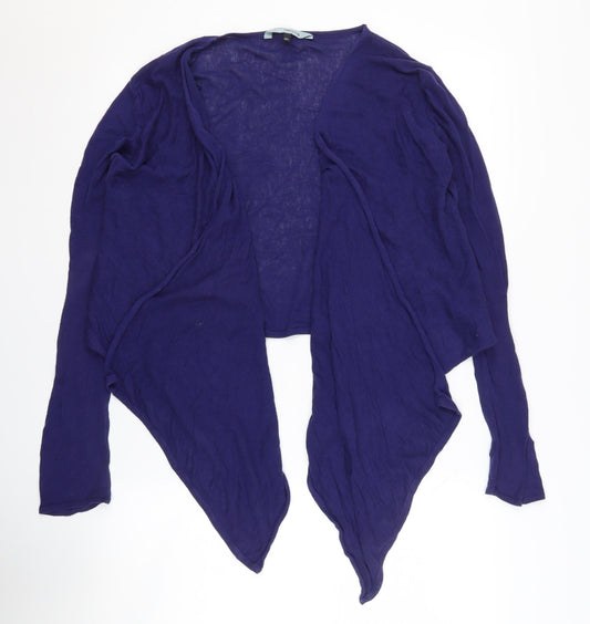 Red Herring Women's Blue Open Front Cardigan M/L