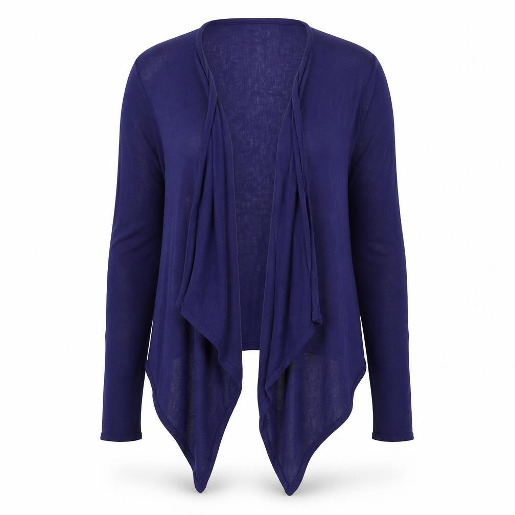Red Herring Women's Blue Open Front Cardigan M/L
