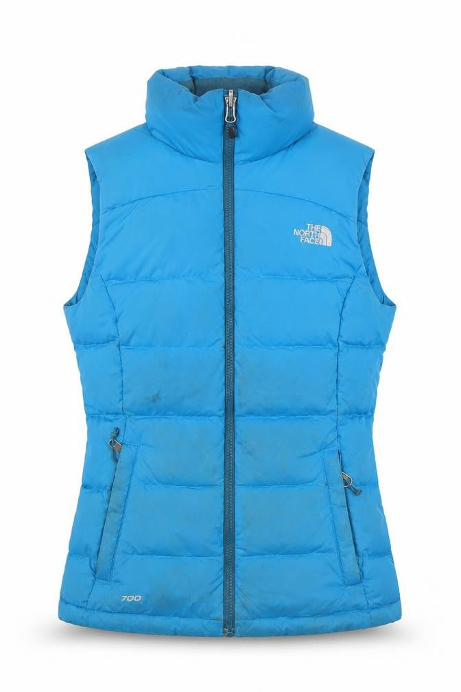 The North Face Women's Blue Puffer Waistcoat XS
