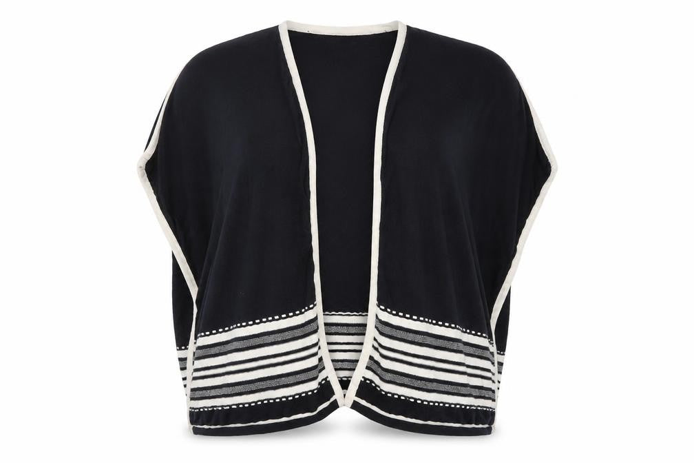 Jasper Conran Women's Black Open Front Cardigan Size 16
