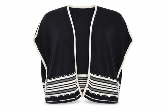 Jasper Conran Women's Black Open Front Cardigan Size 16