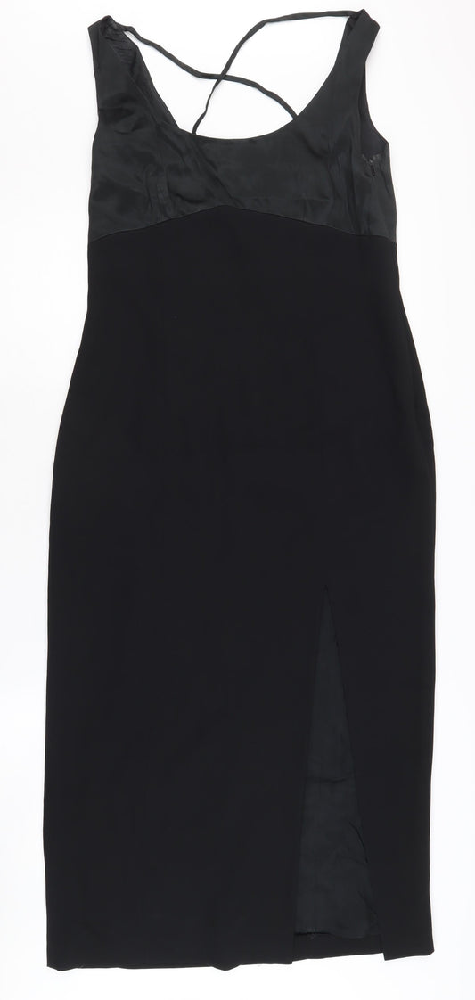 Planet Women's Black Sleeveless Sheath Dress Size 12