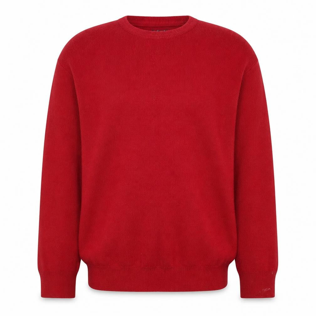 Gabicci Men's Red XL Wool Blend Pullover Jumper