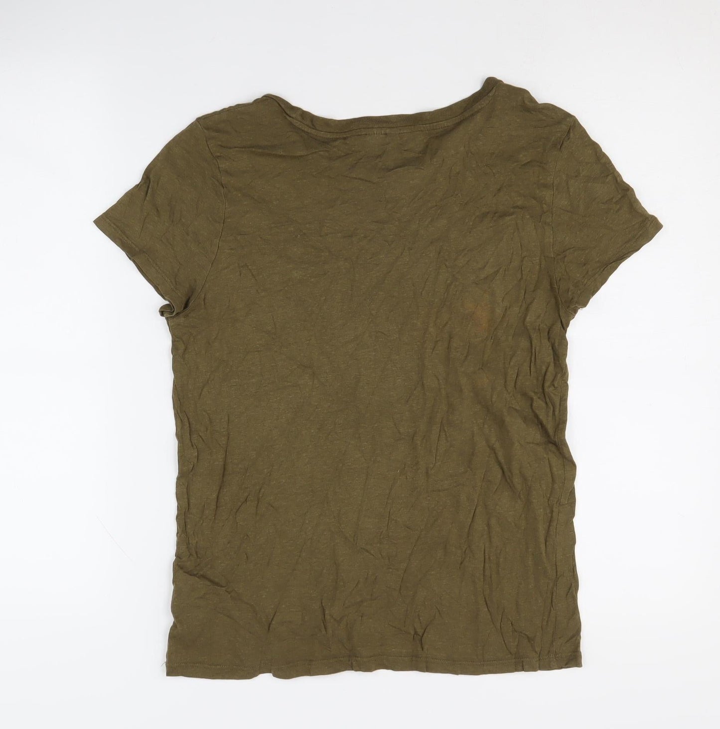 H&M Divided Women's Green Basic T-Shirt M