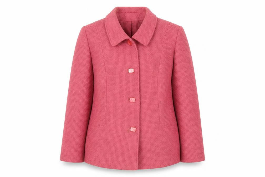 Eastex Pink Women's Blazer, Size 18, Wool, Elegant