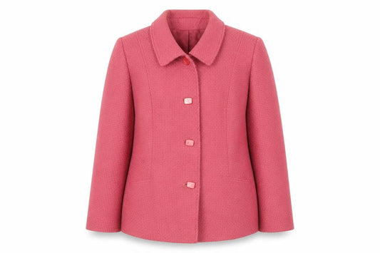 Eastex Pink Women's Blazer, Size 18, Wool, Elegant