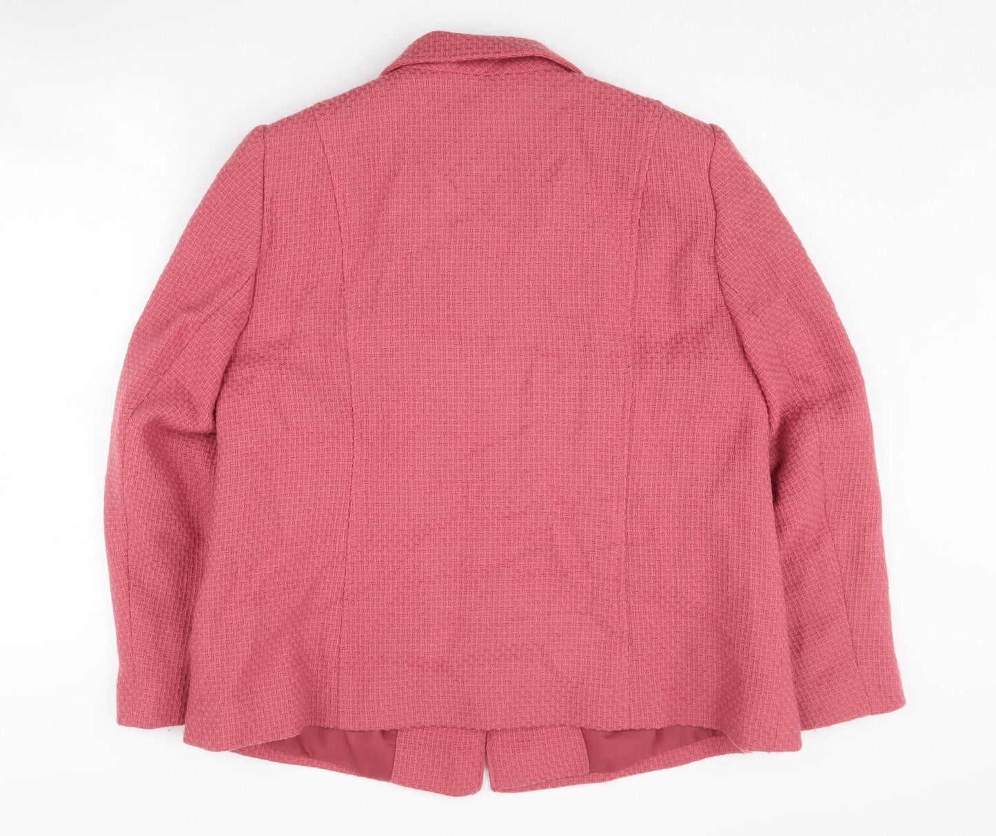 Eastex Pink Women's Blazer, Size 18, Wool, Elegant