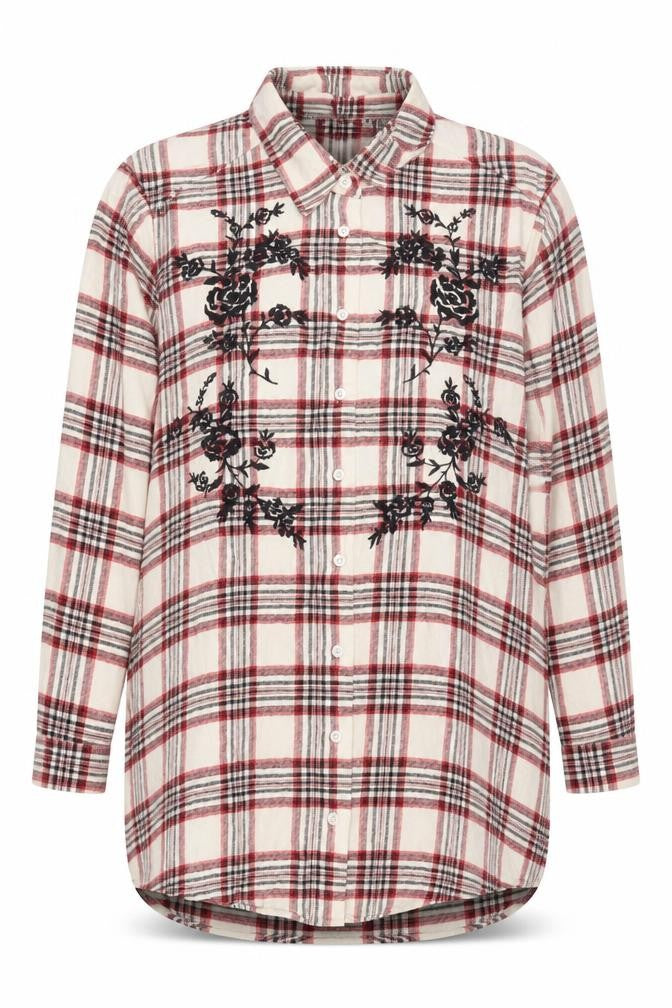 Marks & Spencer Women's Multicoloured Plaid Button-Up Shirt