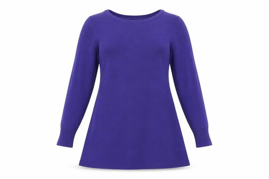 Marks & Spencer Women's Purple A-Line Dress - Size 12