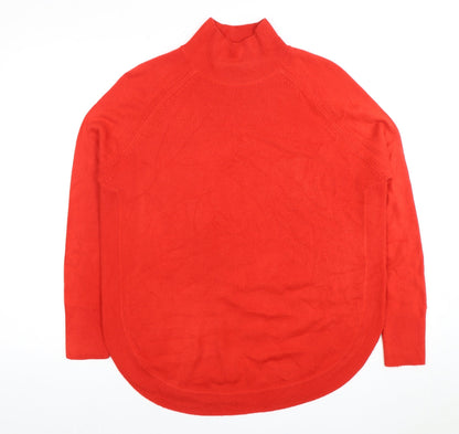 Marks & Spencer Red Women's XS Mock Neck Pullover