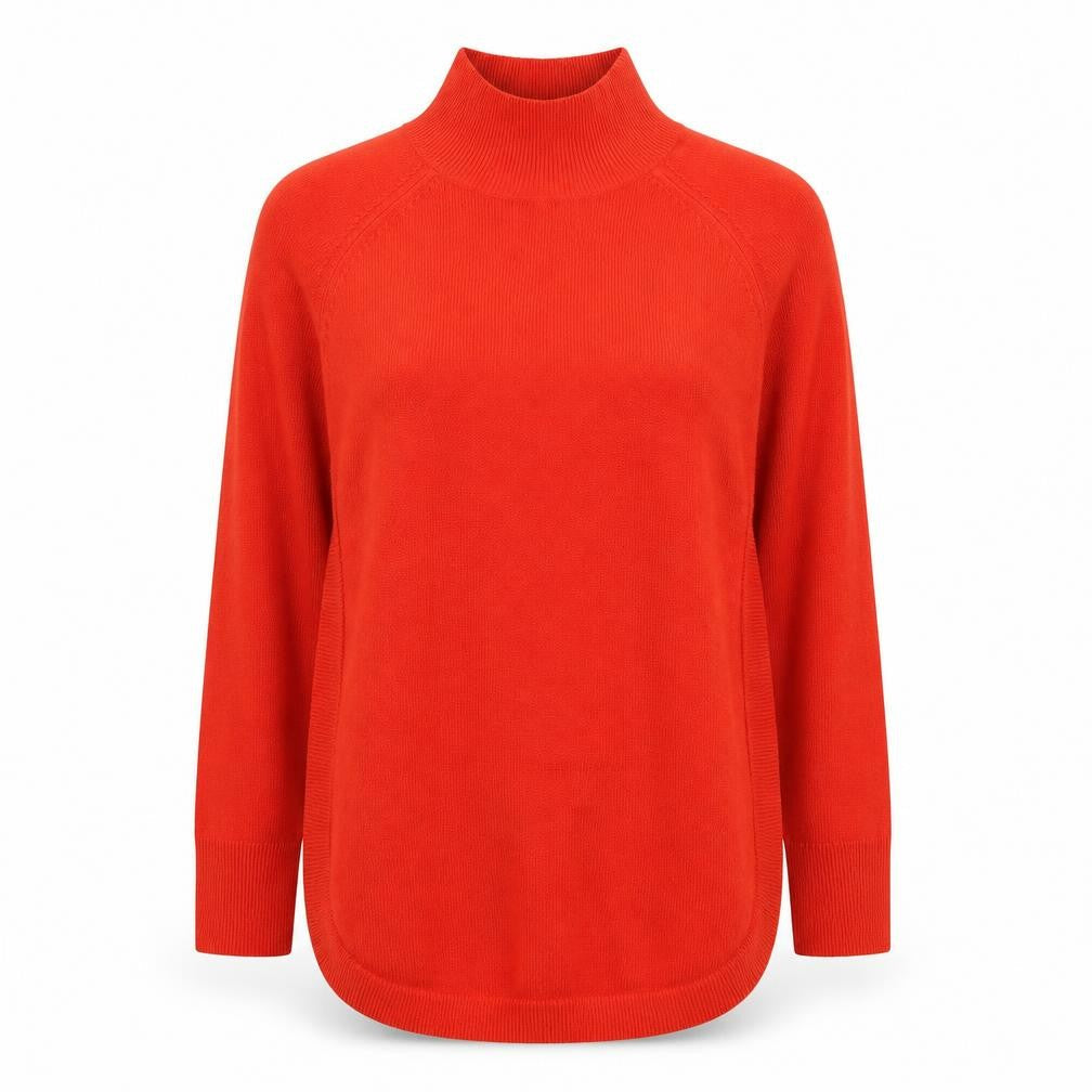Marks & Spencer Red Women's XS Mock Neck Pullover