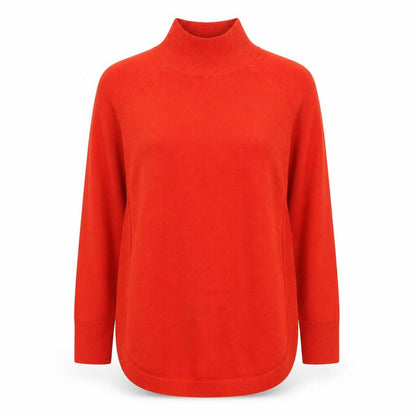 Marks & Spencer Red Women's XS Mock Neck Pullover