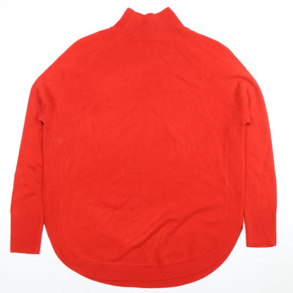 Marks & Spencer Red Women's XS Mock Neck Pullover