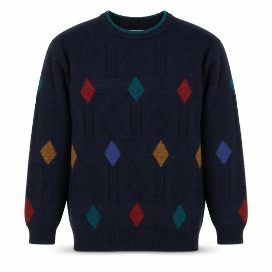Marks & Spencer Men's S Multicoloured Argyle Pullover
