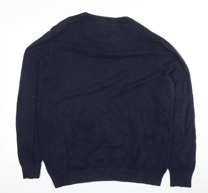 Threadbare Men's Blue Knit Pullover XL