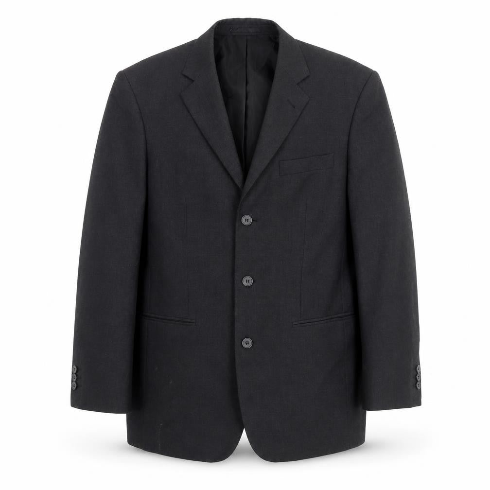 BHS Men's Grey Blazer, 40R, Single-Breasted