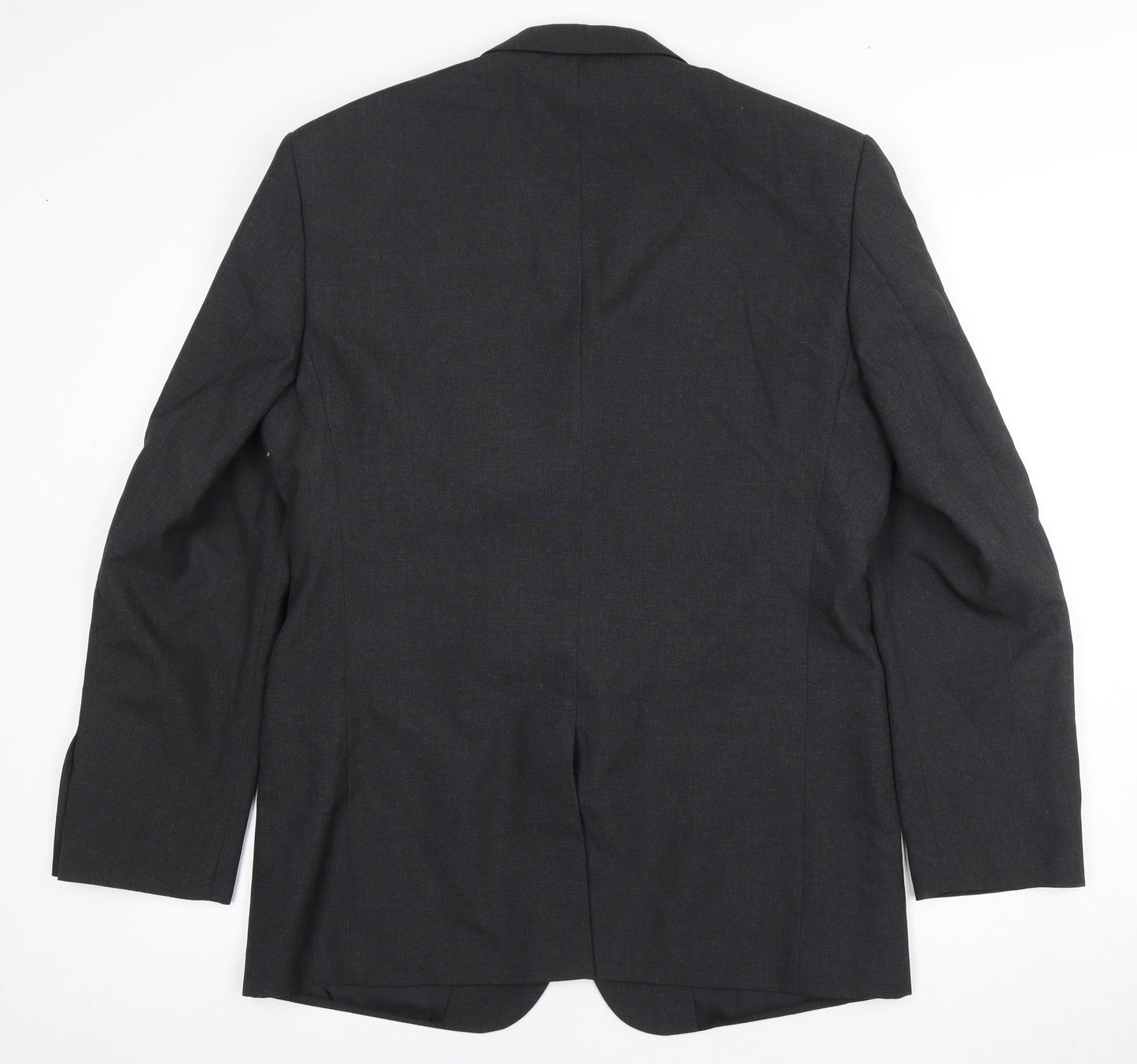 BHS Men's Grey Blazer, 40R, Single-Breasted