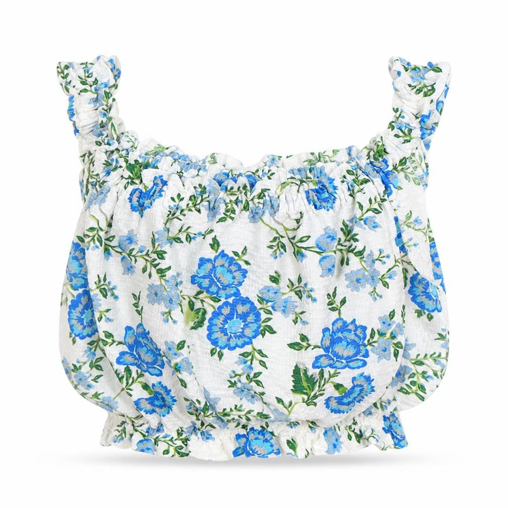 Topshop Women's Floral Camisole Blouse, Multicoloured, Size 10