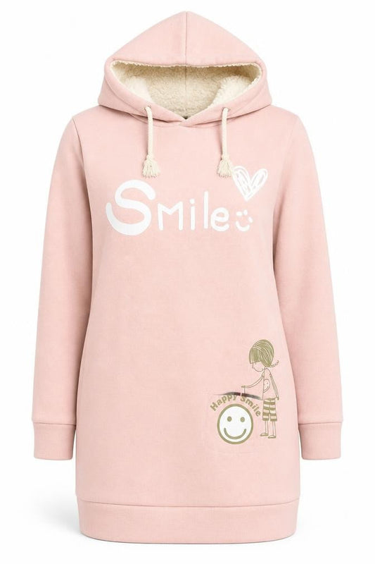 Gavi di Gavi Women's Pink Pullover Hoodie, UK 4, Casual Style