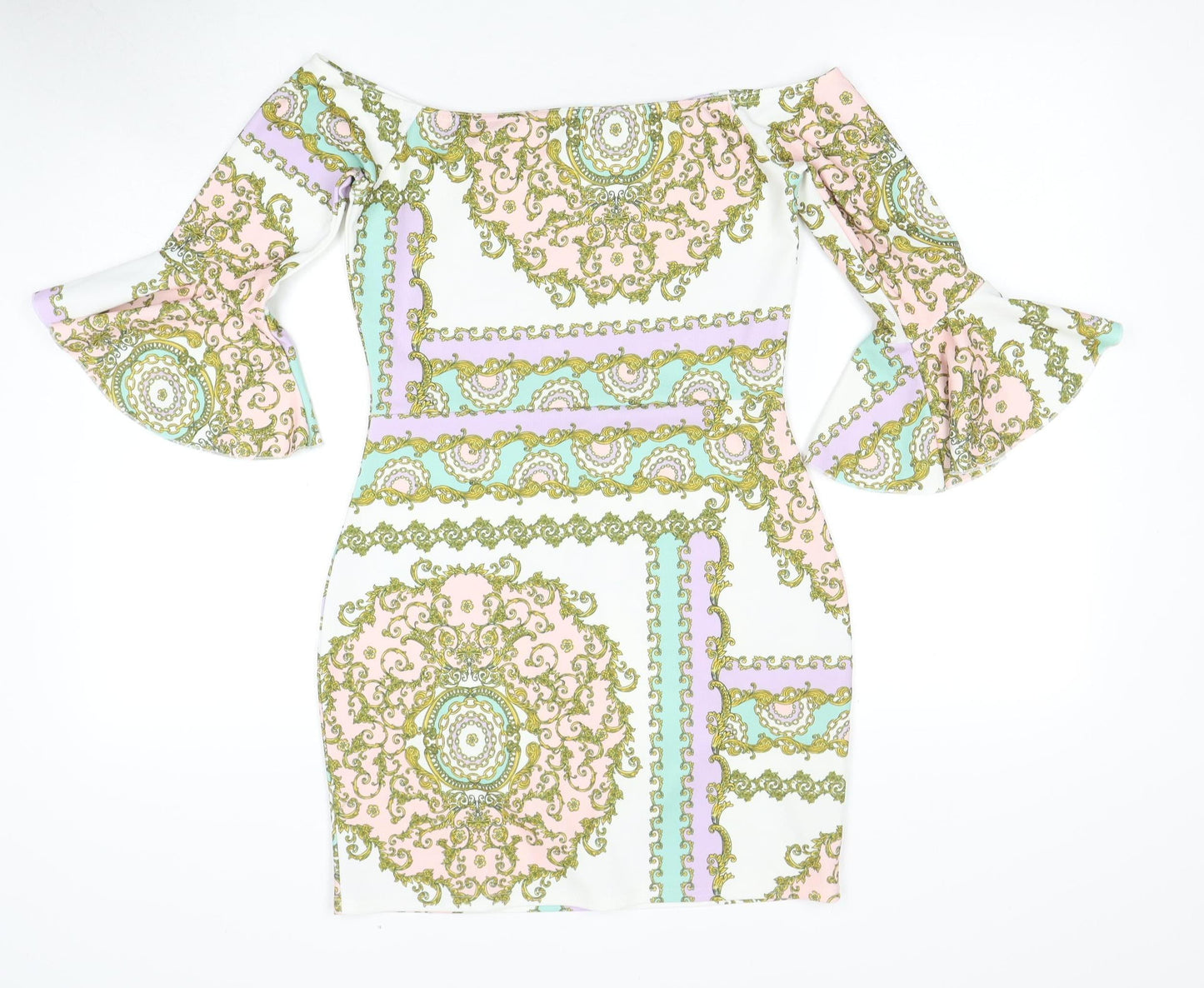 Missguided Women's Multicoloured Bodycon Dress, Size 10