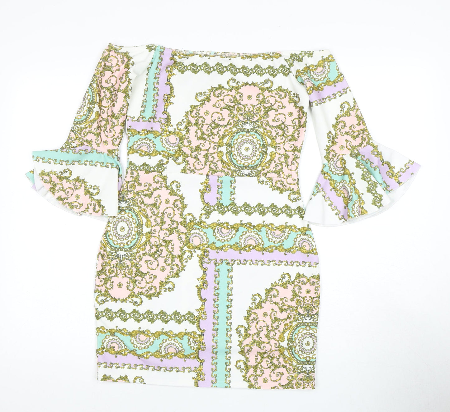 Missguided Women's Multicoloured Bodycon Dress, Size 10