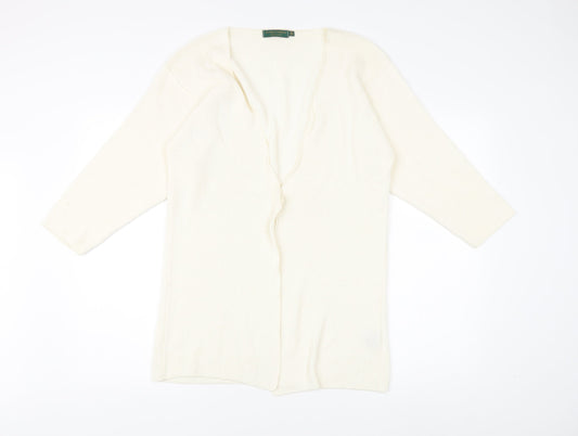 Gaeltarra Women's Ivory Open Front Cardigan Knit Style