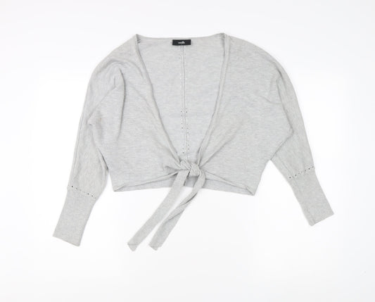 Wallis Grey Women's Cardigan Size S