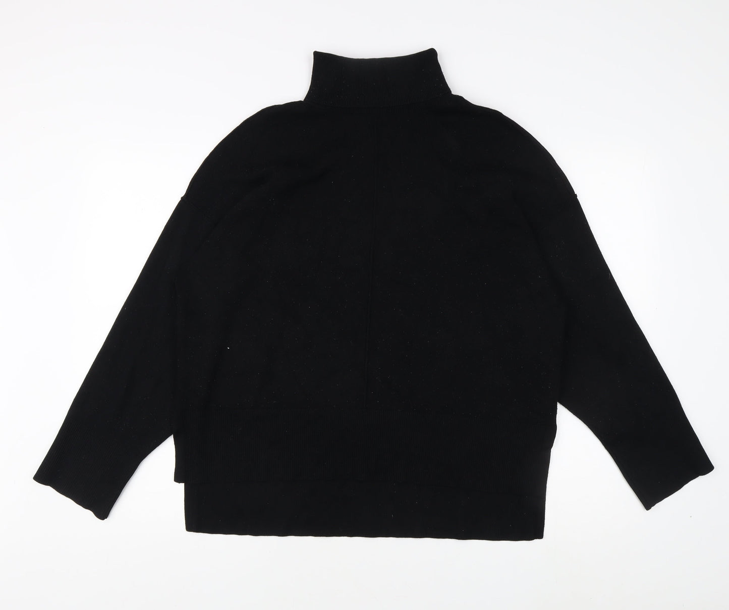 Vila Women's Black Long Sleeve High Neck Jumper