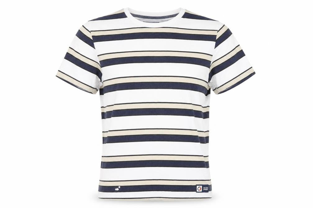 Jack & Jones Men's Multicoloured Striped T-Shirt L