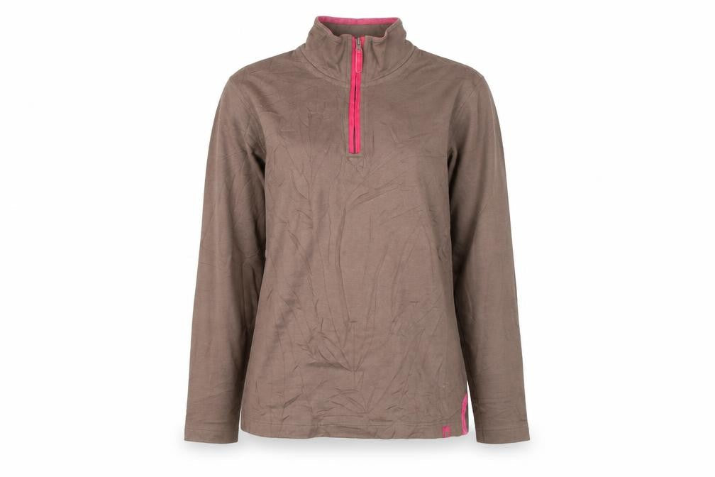 Peter Storm Women’s Brown Size 12 Sweatshirt Zip Neck