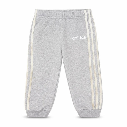 Adidas Unisex Grey Track Pants 9-12M - Baby Casual Activewear