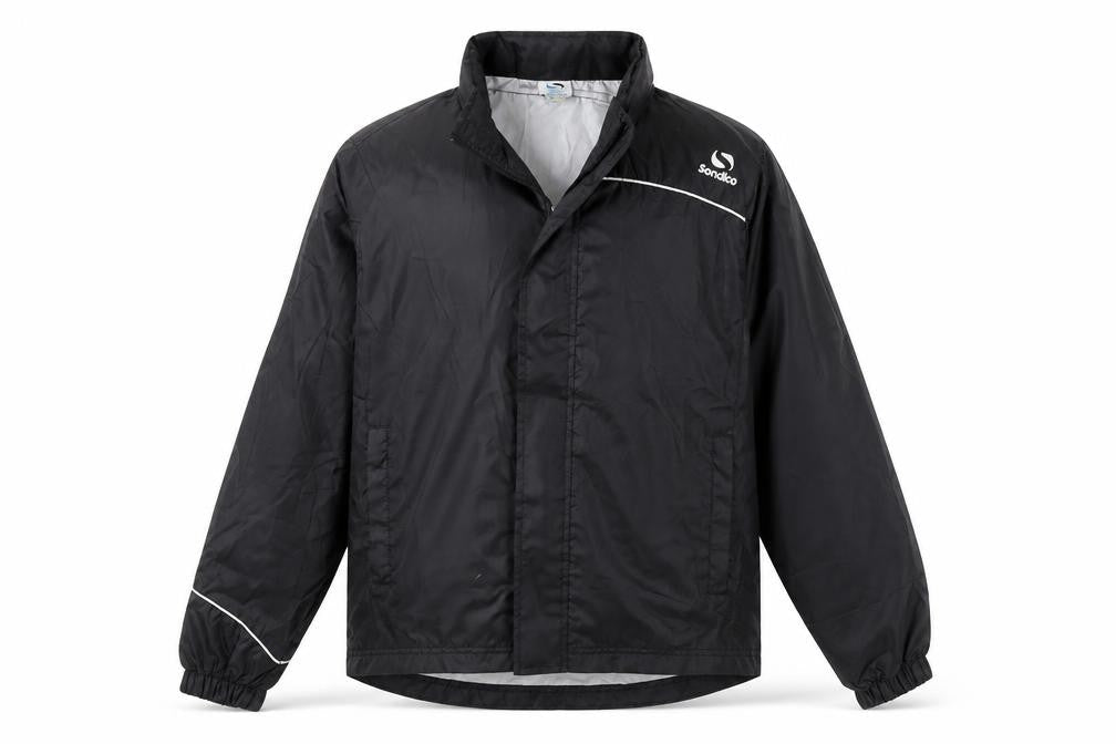 Sondico Boys Black Windbreaker Jacket 9-10 Years