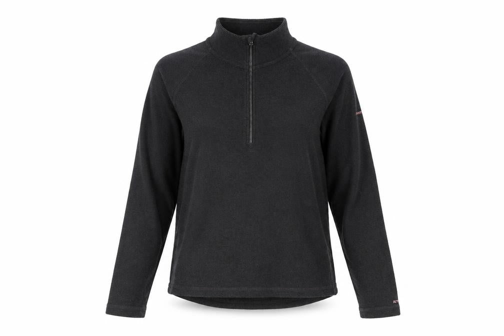 Trespass Women's Black Lightweight Zip Sweatshirt - L