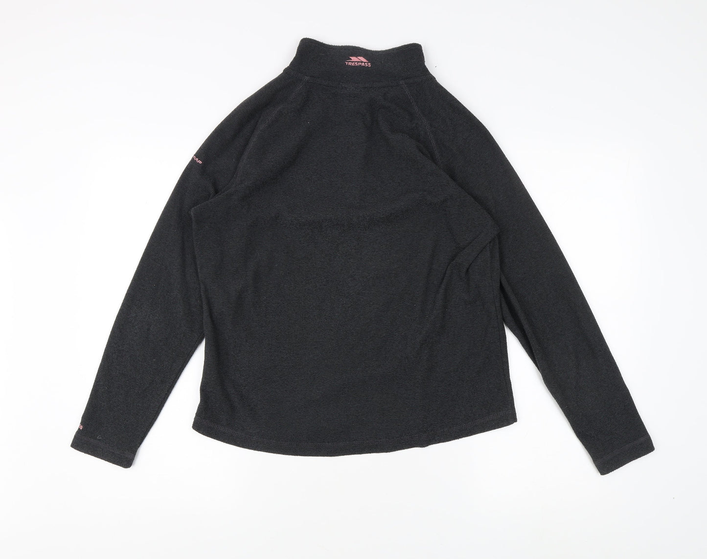 Trespass Women's Black Lightweight Zip Sweatshirt - L