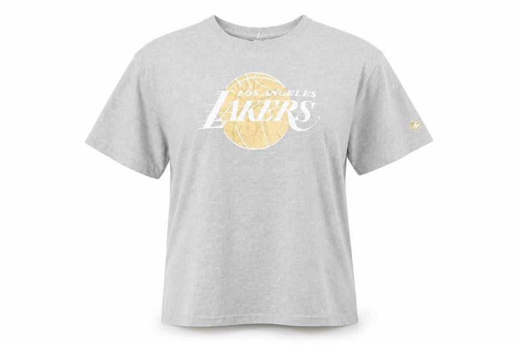 NBA Los Angeles Lakers Grey T-Shirt, Unisex, S
