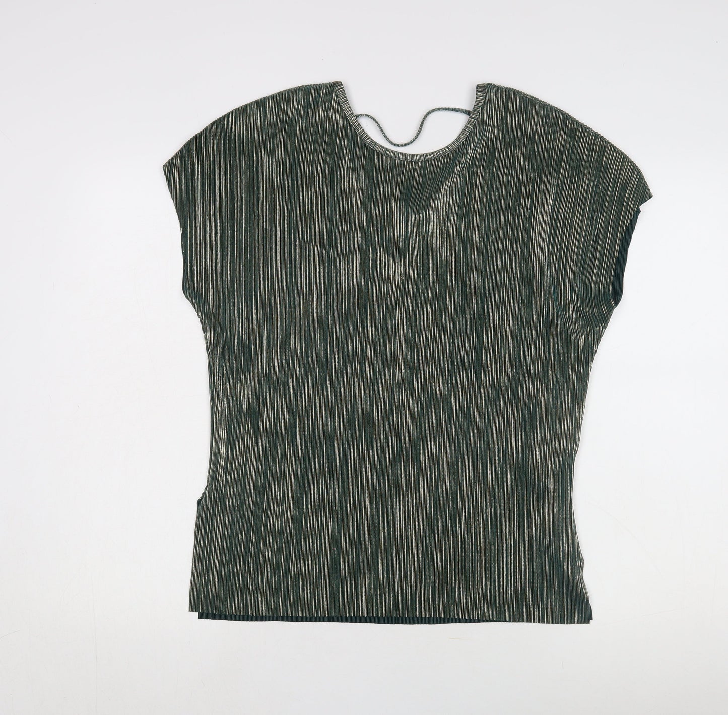 Apricot Womens Green V-Neck Top Sz 10