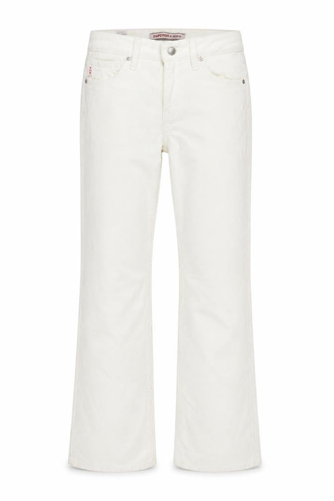 Superdry Women's White Flared Trousers, Size 26