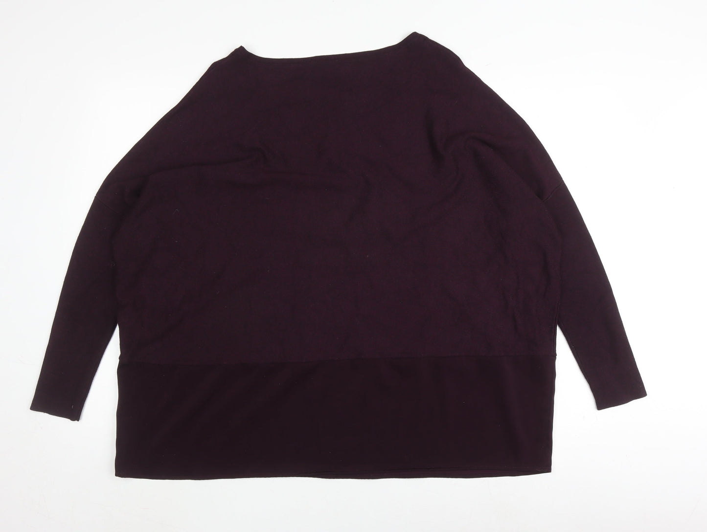 Phase Eight Women's Purple Boat Neck Jumper - M