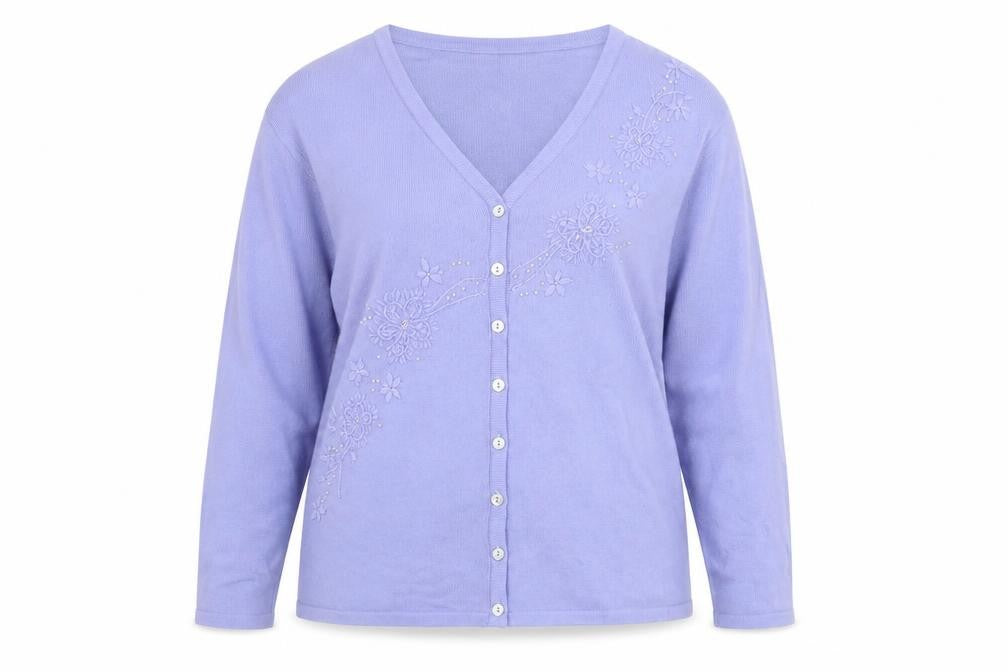Honor Millburn Women's Purple Cardigan Size M 14/16