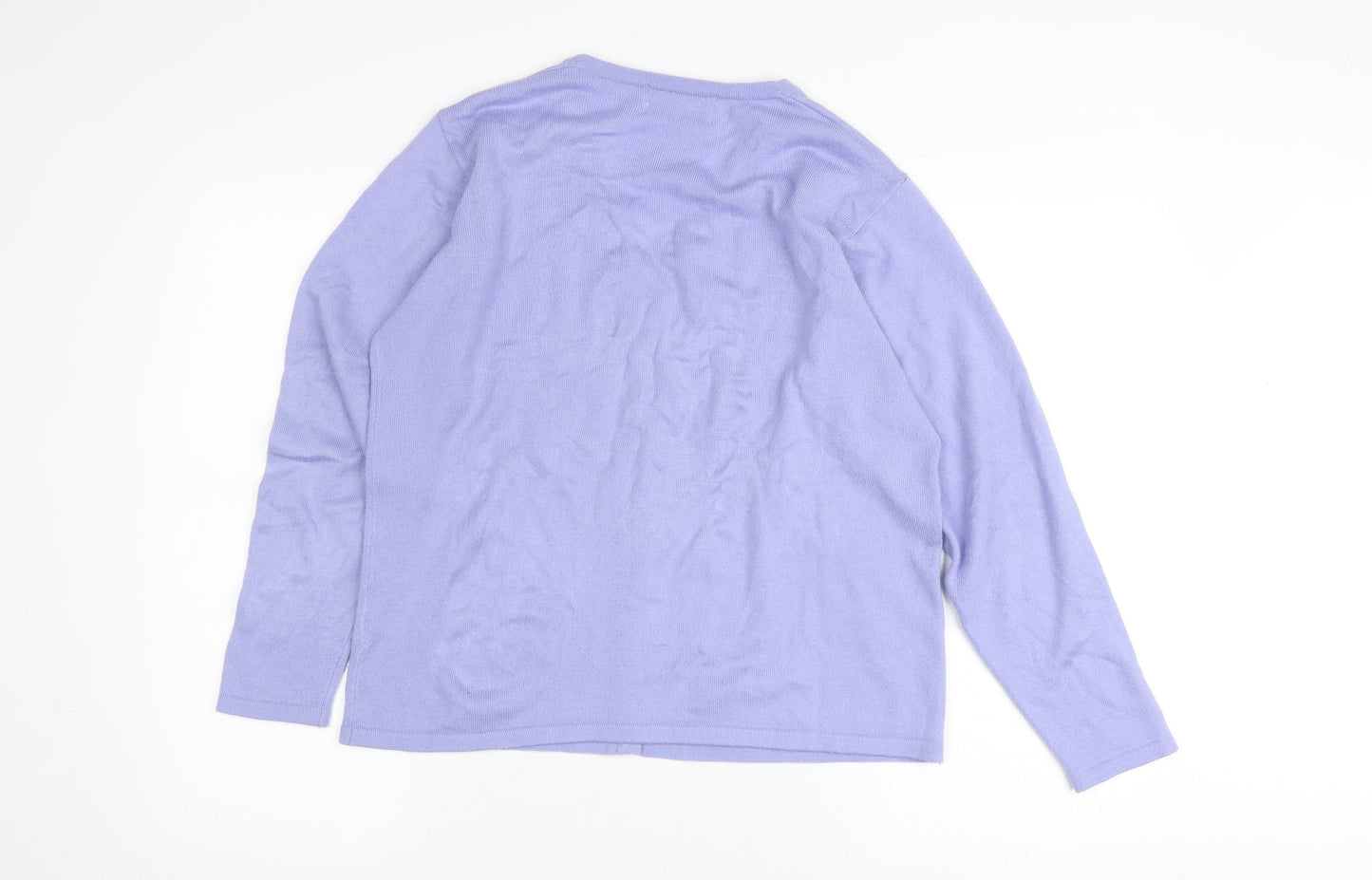 Honor Millburn Women's Purple Cardigan Size M 14/16