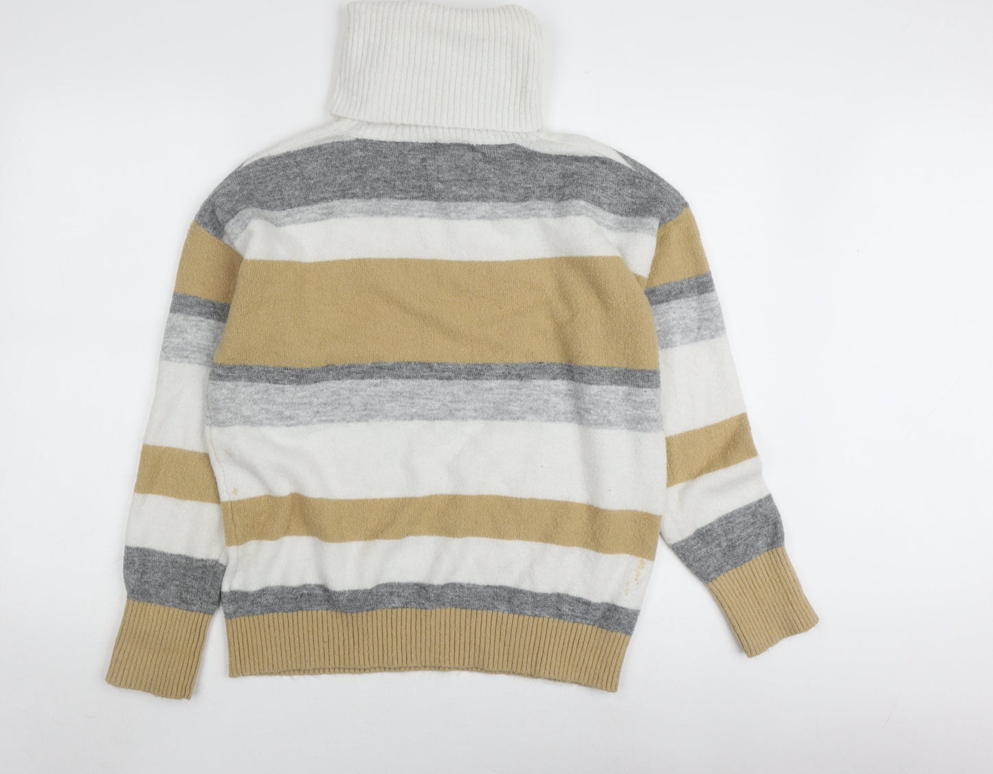 Mantaray Women's Multicoloured Roll Neck Jumper