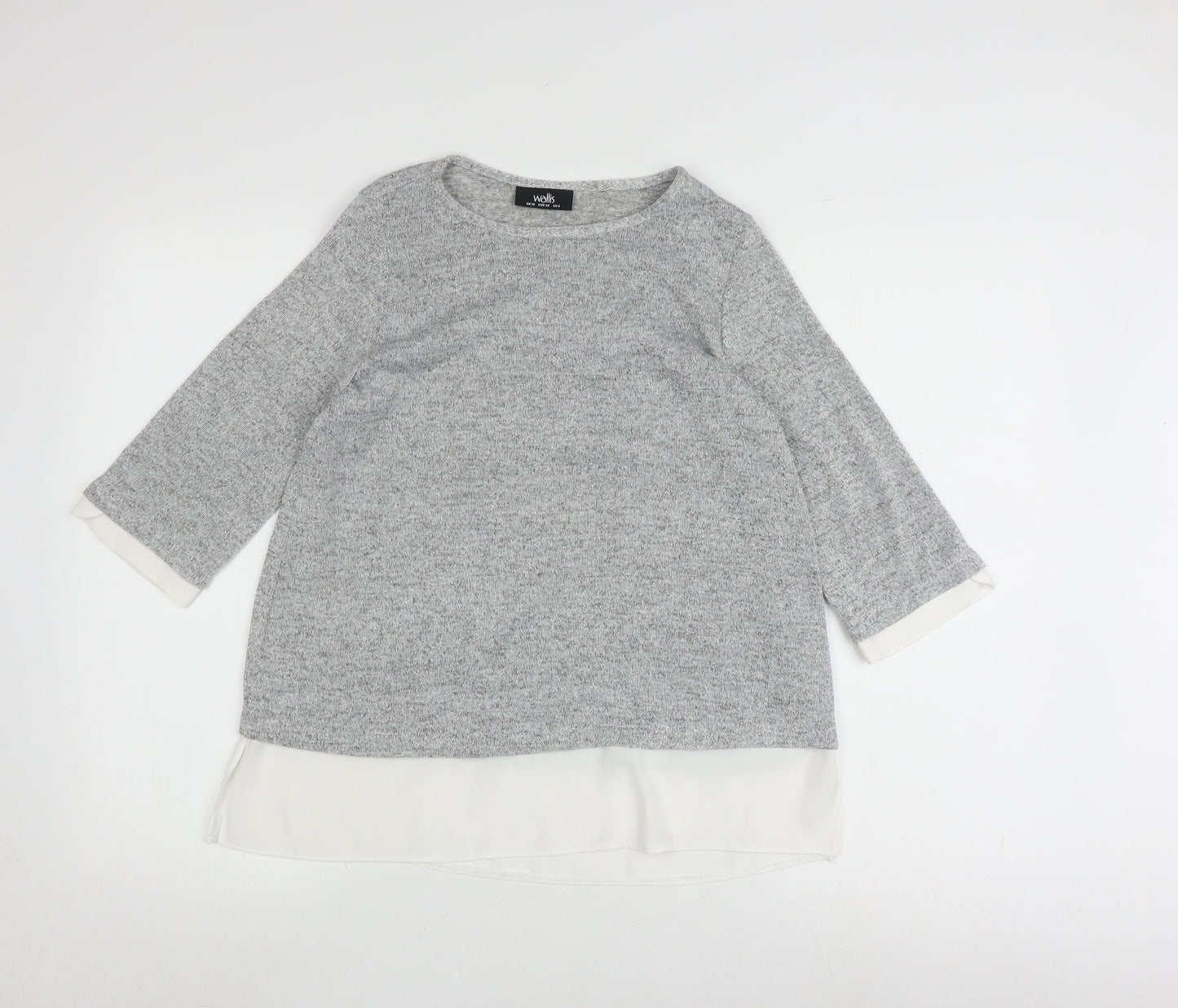 Wallis Women's Grey Tunic Jumper Size 10