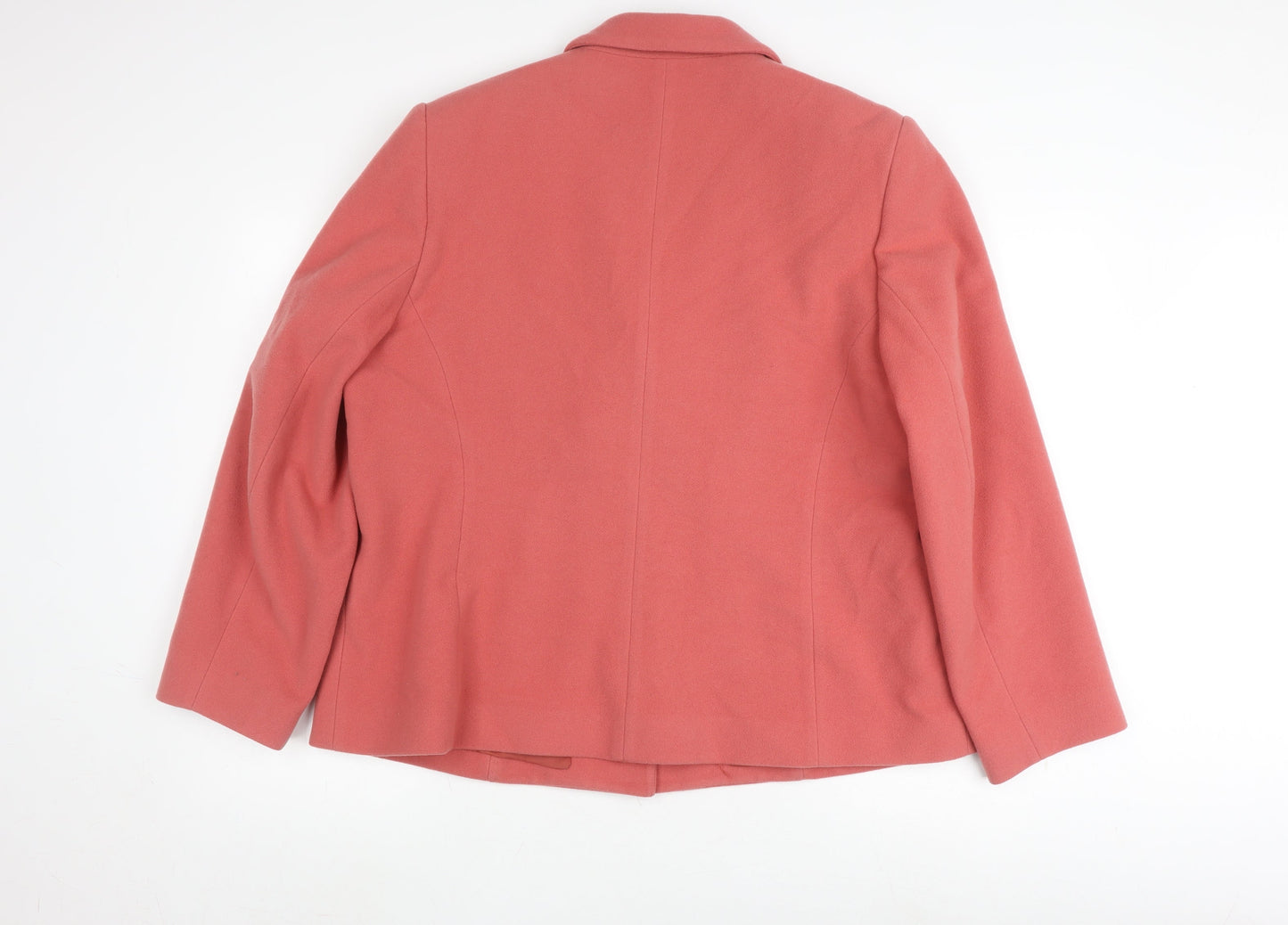 Eastex Women's Pink Wool Blazer Size 18 Business Casual
