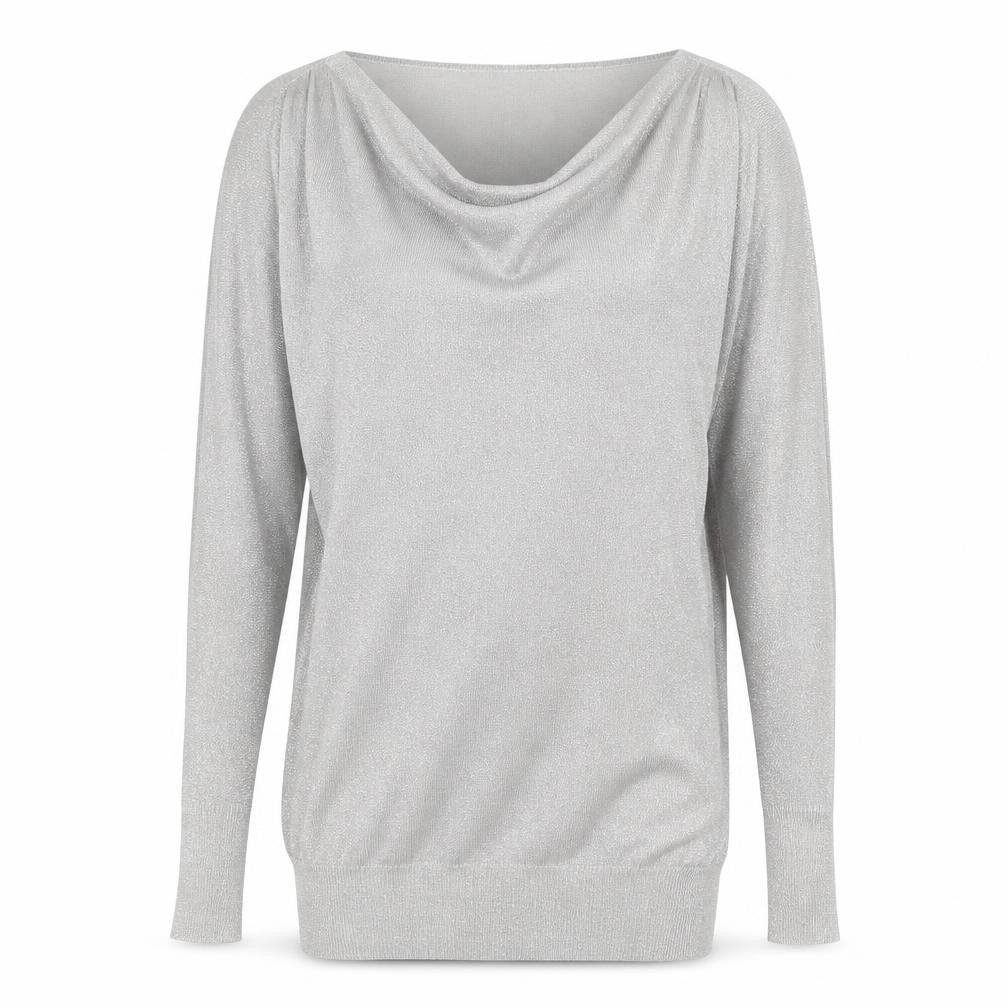 Phase Eight Women's Silver Knit Pullover Jumper, Size 12
