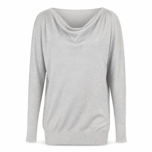Phase Eight Women's Silver Knit Pullover Jumper, Size 12