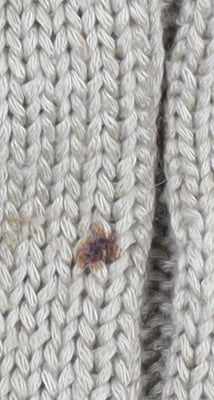 Brand and care label for Kaleidoscope Beige Women's Open Front Cardigan, size 12