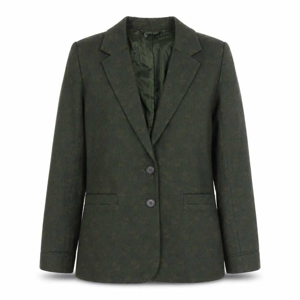 Hobbs Green Wool Blazer Women’s Slim Fit Size 6