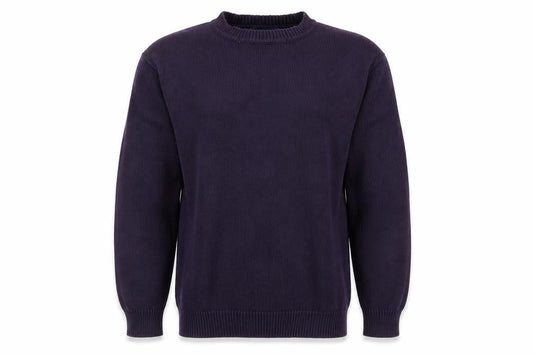 Debenhams Men's Purple Cotton Pullover, Size M